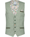 Mini Structure Waistcoat - Sage